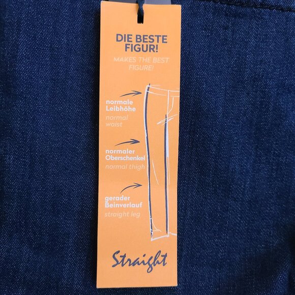 Atelier GARDEUR Inga Dark Wash Crop/Ankle Jeans NWT - Picture 4 of 9